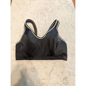 Lane Bryant Livi Active 38DD Molded Underwire Sports Bra Black